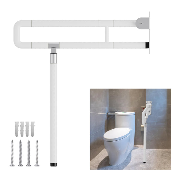 BMOT Stützgriff Klappgriff Aufstehhilfe Toilettengriff 60cm