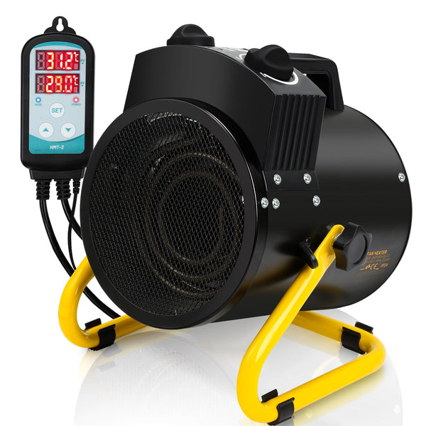 BMOT 2000W Frostwächter mit Thermostat Gewächshaus IPX4