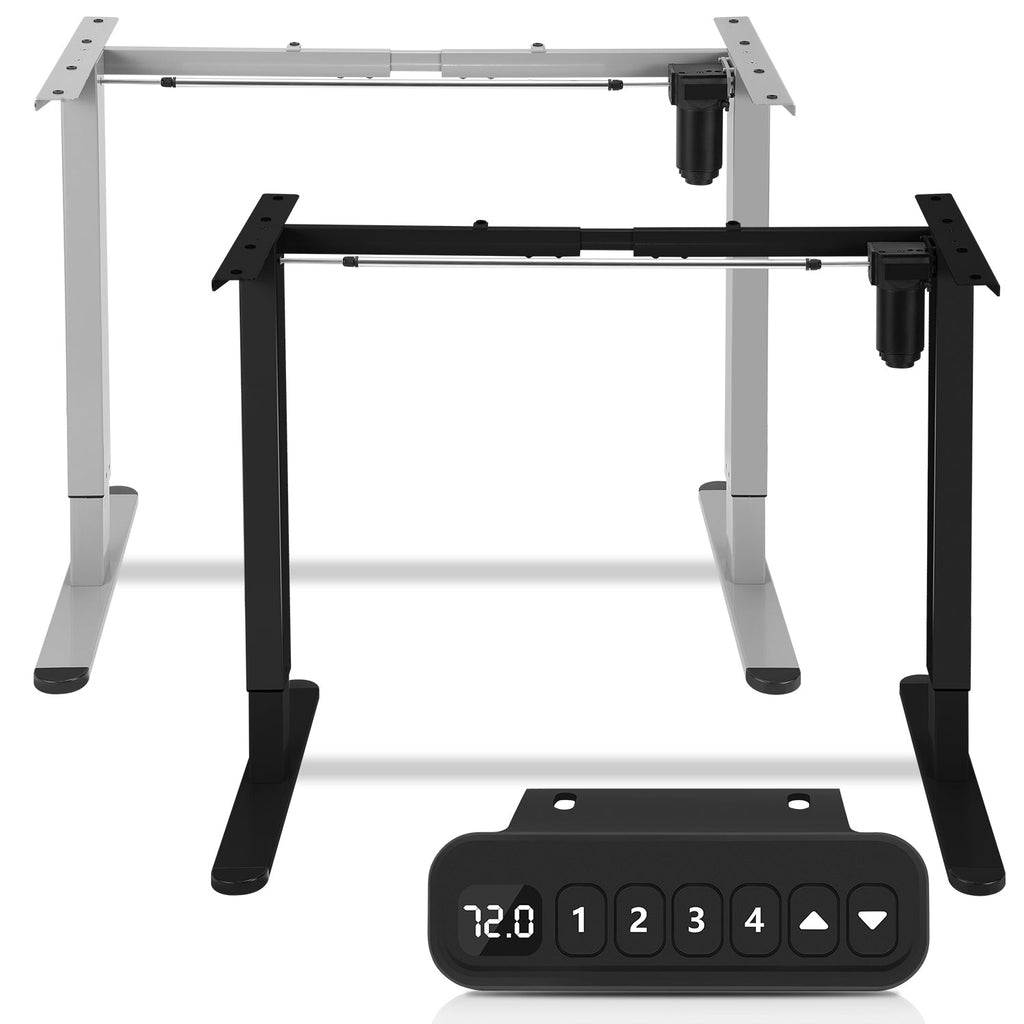 BMOT Höhenverstellbarer Schreibtisch Elektrisch bis 80kg (Neue Version)