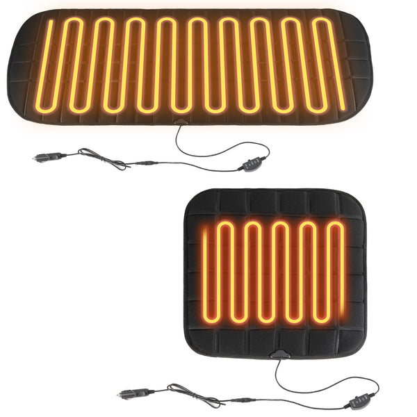 BMOT Auto Sitzheizung/Rücksitzheizung Matten Universal 12V