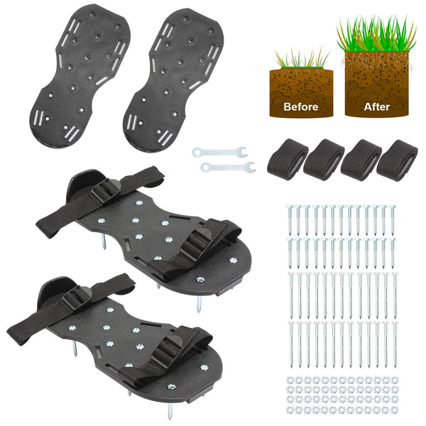 BMOT 1 Paar Nagelschuhe Rasenbelüfter für Bodenbeschichtung