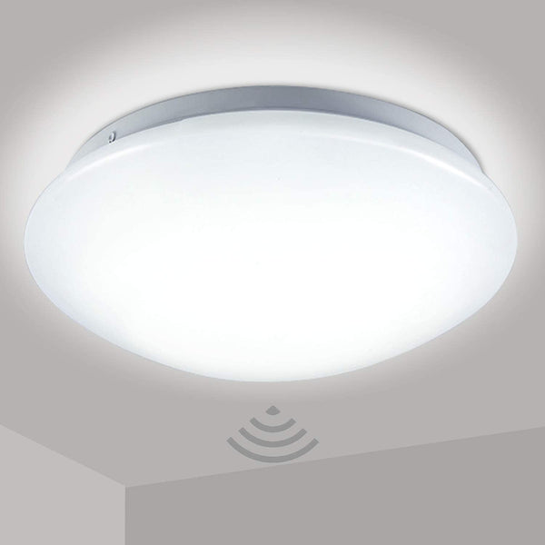 BMOT LED Deckenleuchte mit Bewegungsmelder 12W Warmweiß