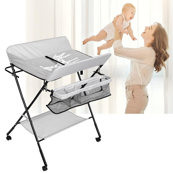 BMOT Baby Wickeltisch Wickelregal Wickelkommode klappbar