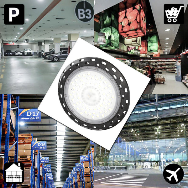 BMOT LED Hallenleuchte Hallenbeleuchtung UFO 100W/200W