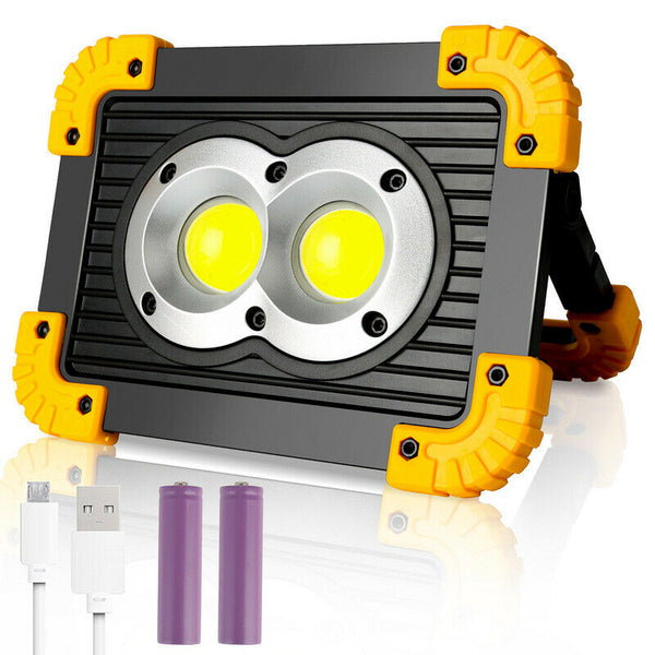 BMOT LED Akku Baustrahler Fluter Außenlampe Kaltweiß