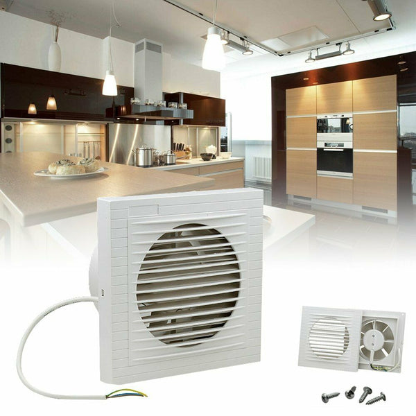 BMOT Badlüfter Abluftventilator Wandlüfter Weiß